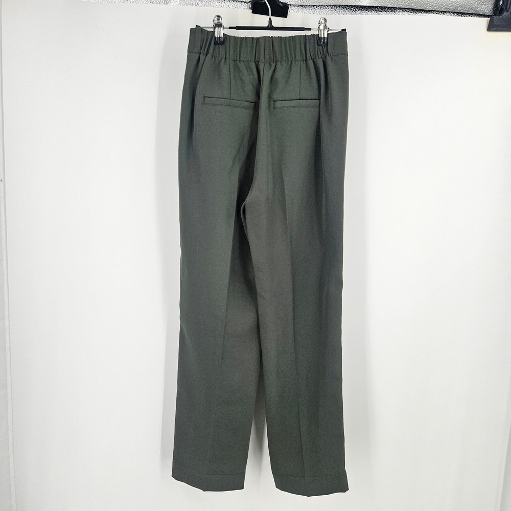 Vince Trousers Dress Pants Gray Pleated Pull-On Straight Leg Career Business XXS - Picture 5 of 10